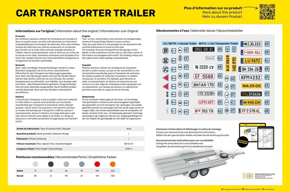 STARTER KIT Car Transporter Trailer