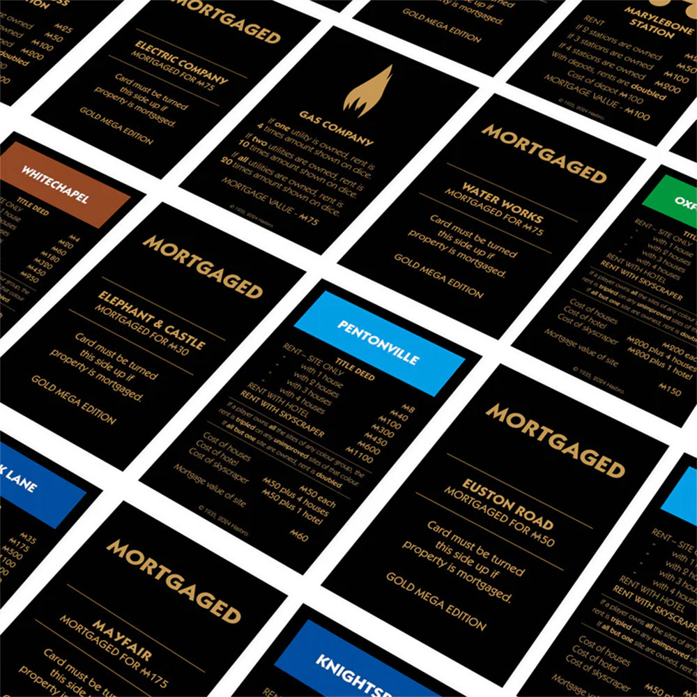 Winning Moves Mega Gold - Monopoly English UK