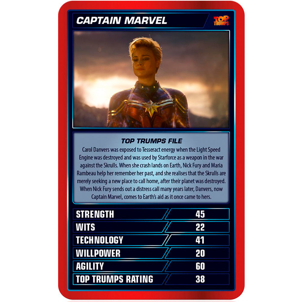 Winning Moves Marvel Cinematic Universe - Top Trumps Board Game