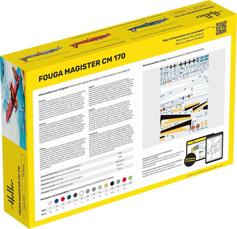 STARTER KIT Fouga Magister CM 170