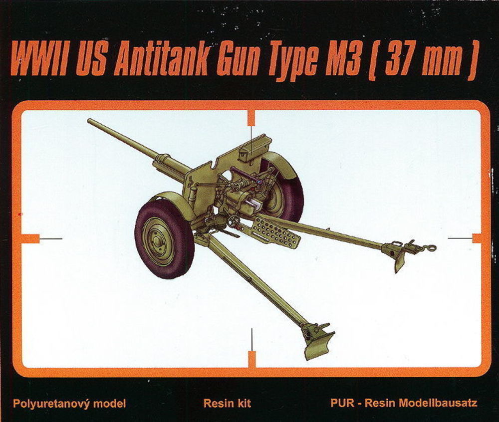 M3 US 37mm Anti tank gun