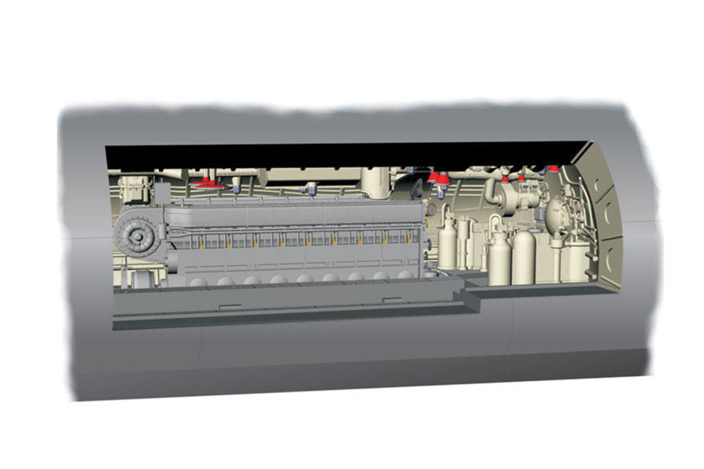 U-Boot IX Diesel Engine section