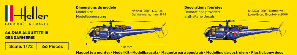 SA 316 Alouette III Gendarmerie