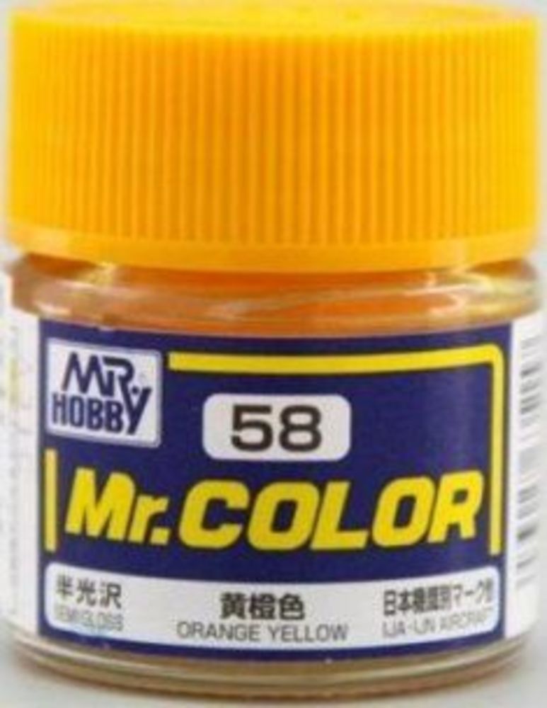 Mr Hobby -Gunze Mr. Color (10 ml) Orange Yellow