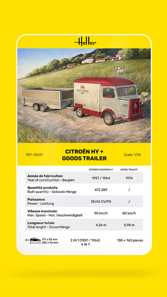 Citroen HY + Goods Trailer