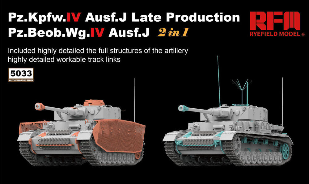 Pz.kpfw.IV Ausf.J late production /Pz.beob.wg.IV Ausf.J w/workable track links