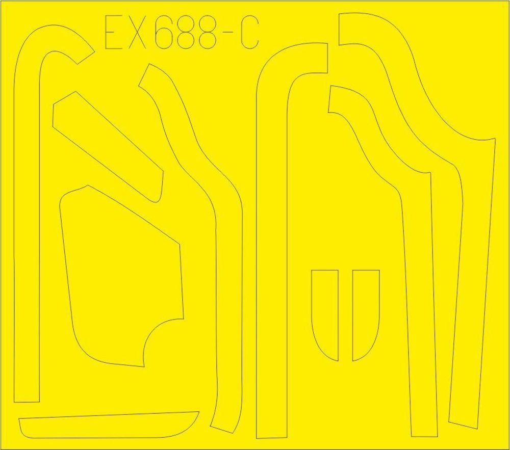 B-17G antiglare panels (VE production) for HKM