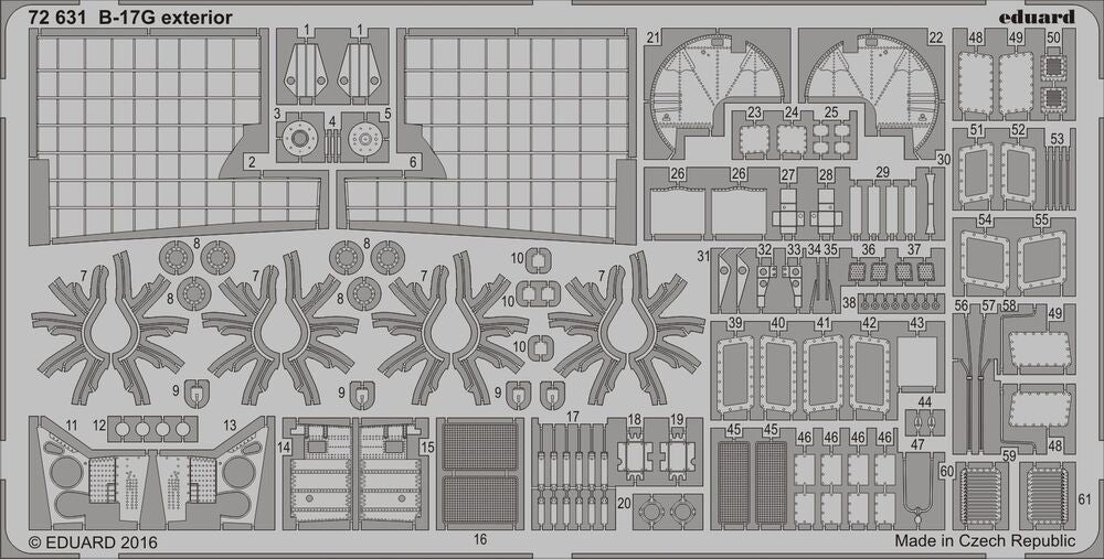 B-17G exterior for Airfix