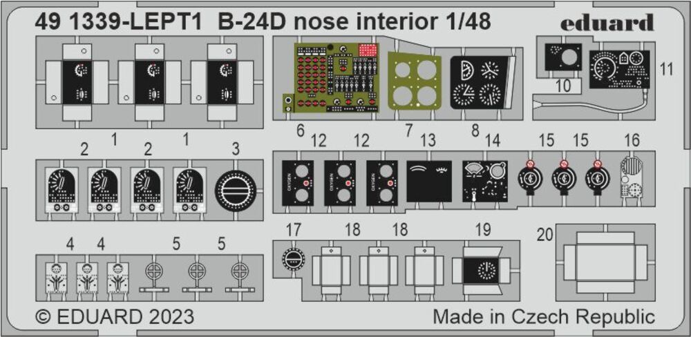 B-24D nose interior 1/48 REVELL