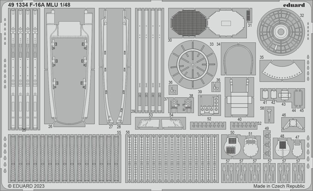 F-16A MLU 1/48 KINETIC