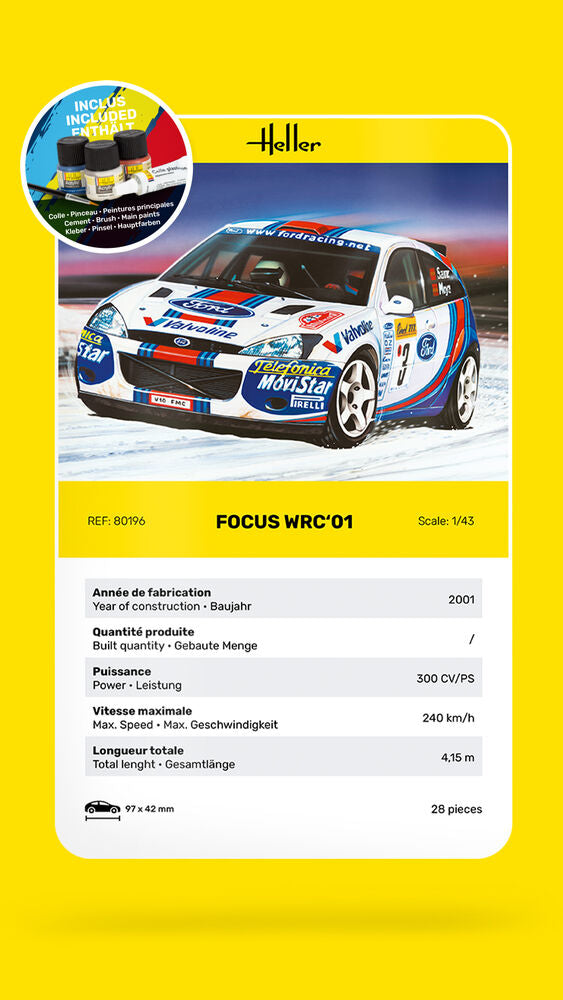 STARTER KIT Focus WRC'01