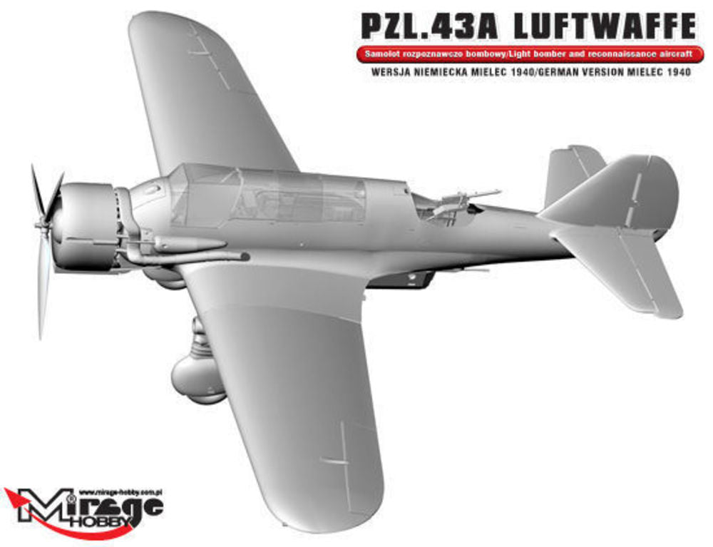 PZL.43A Luftwaffe Germ.Vers. MIELEC 1940