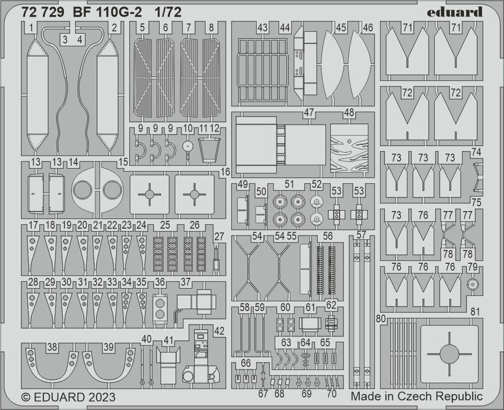 Bf 110G-2 1/72 EDUARD