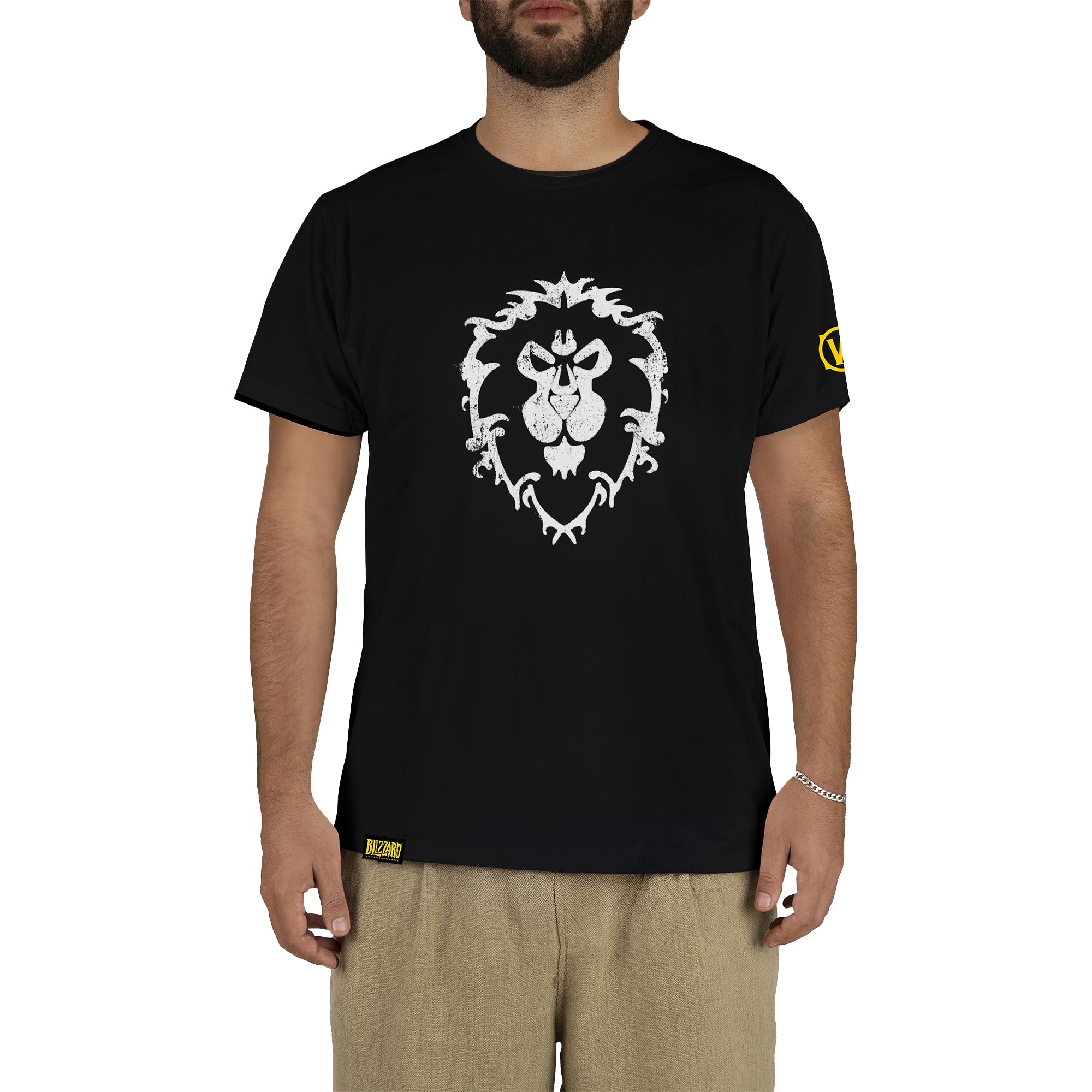 World of Warcraft Alliance Classic t-shirt, color: black, size: L