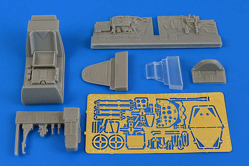 Bf 109G-5 (late)cockpit set f. Eduard