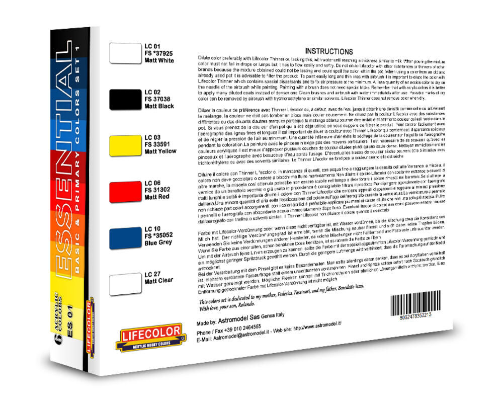 Essential Basic & Primary Colors Set 1