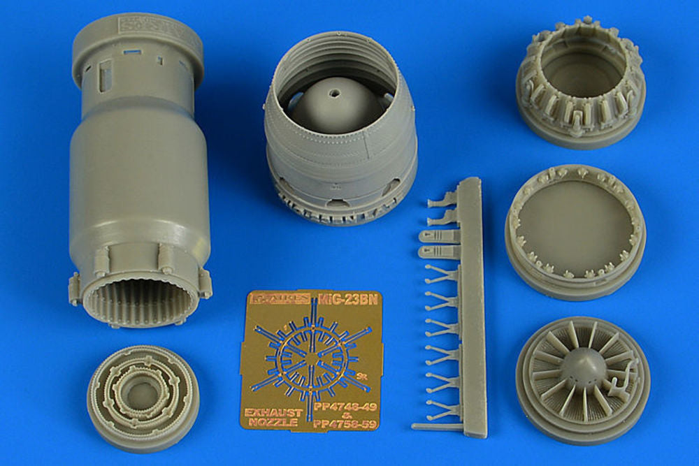 MiG-23BN late exhaust nozzle-closed for Trumpeter