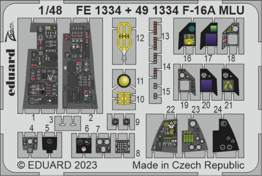 F-16A MLU 1/48 KINETIC