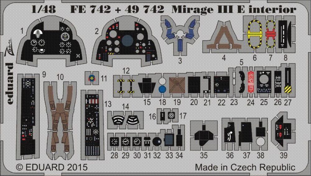 Mirage III E interior for Kinetic