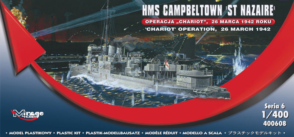 HMS Campbeltown 'St Nazaire' 'Chariot' Operation, 26 March 1942