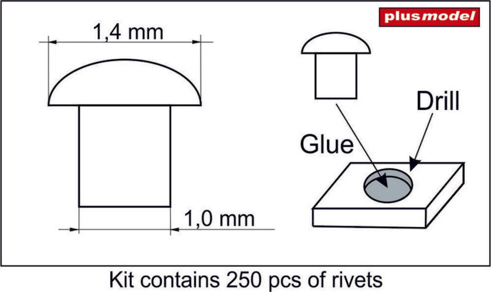 Rivets 1,4 mm