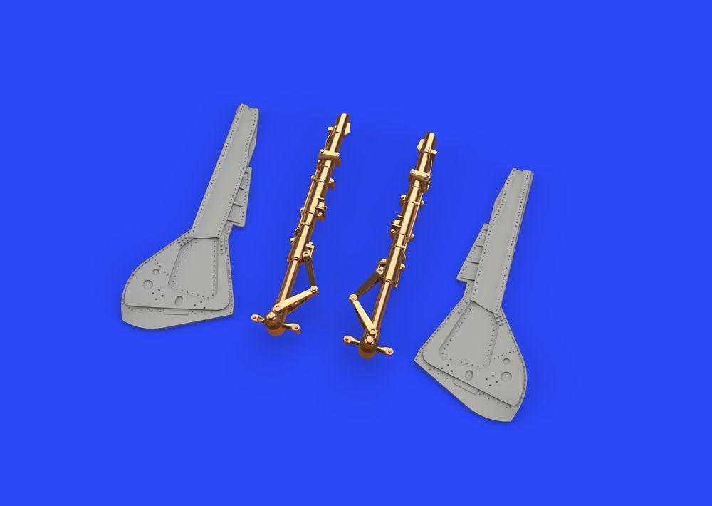 Fw 190A-8/R2 undercarriage legs BRONZE for Eduard