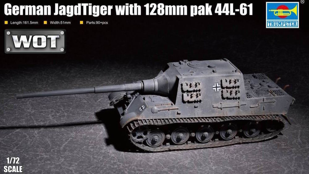 German JagdTiger with 128mm pal 44L-61