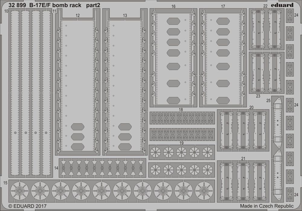 B-17E/F bomb rack for HKM