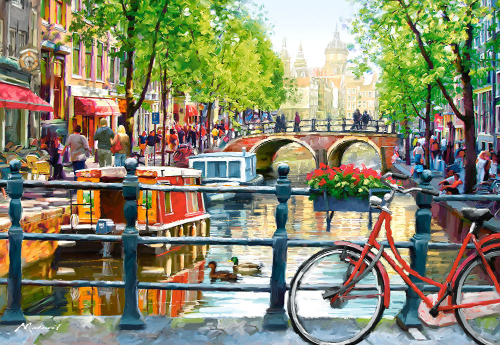 Amsterdam Landscape,Puzzle 1000 Teile