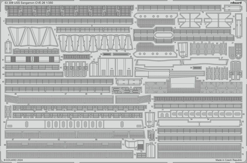 USS Sangamon CVE-26 TRUMPETER