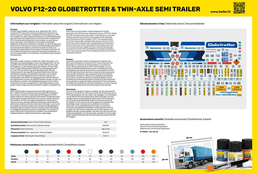 F12-20 Globetrotter & Twin-Axle Semi trailer