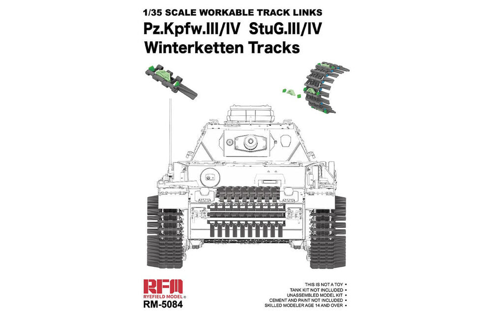 1/35 Workable Winterketten Tracks for Pz.Kpfw. III/IV