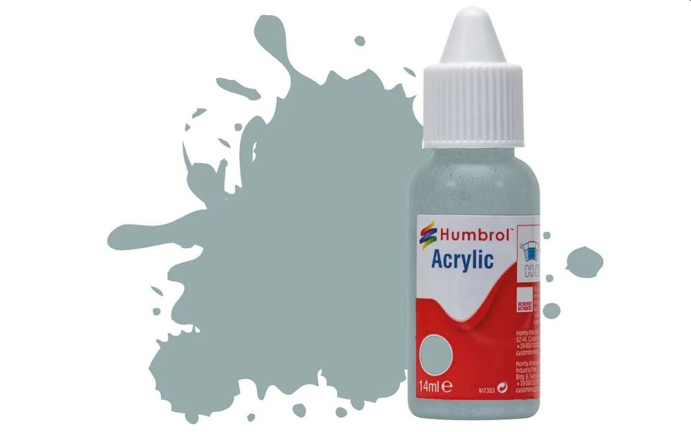 HUMBROL ACRYLIC DROPPER BOTTLE 14ML No.248 RLM 78 Himmelblau Matt