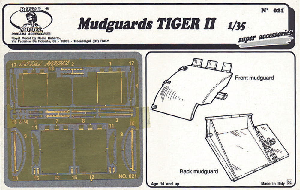 Tiger II mudguards