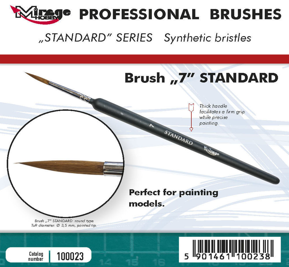 MIRAGE BRUSH STANDARD SIZE 7