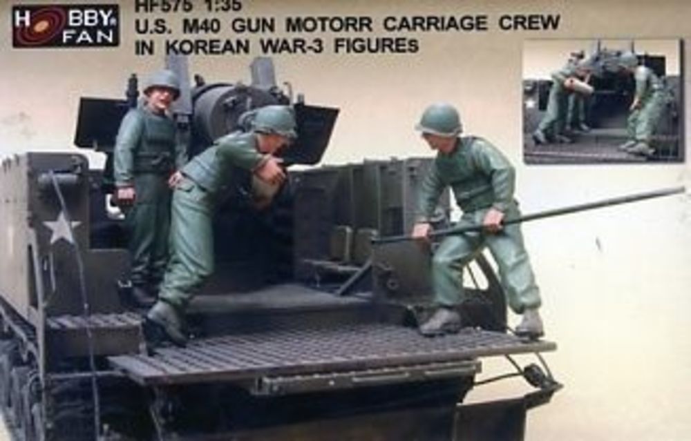 U.S. M40 Gun Motor Carri. in Kor.W./3Fig