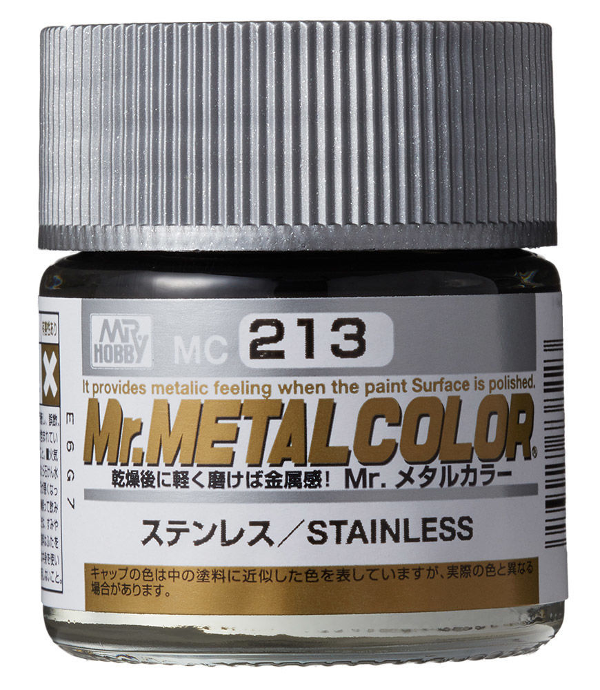 Mr Hobby -Gunze Mr. Metal Colors (10 ml) Stainless