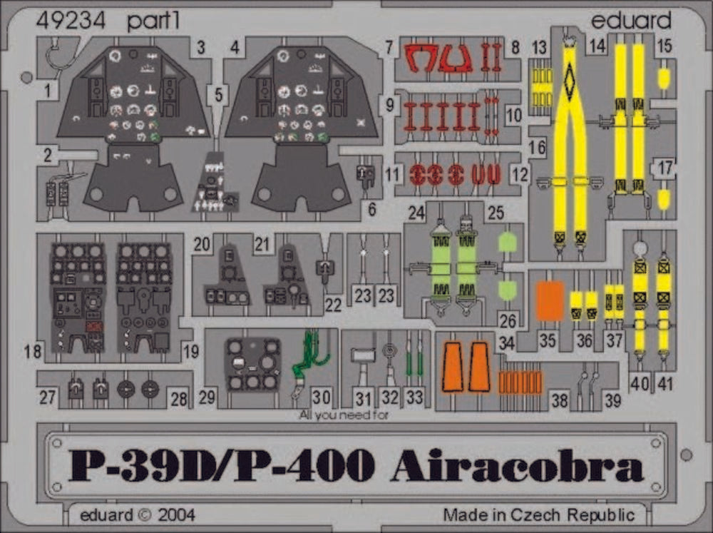 P-39D/P-400 Airacobra f��r Eduard Bausatz