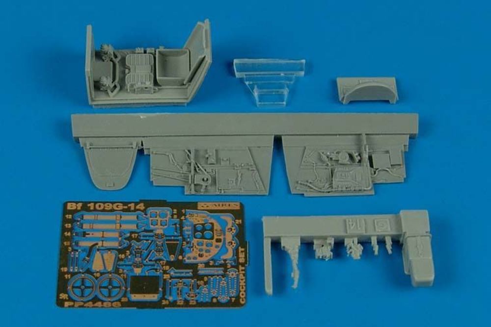 Bf 109G-14 cockpit set for Academy