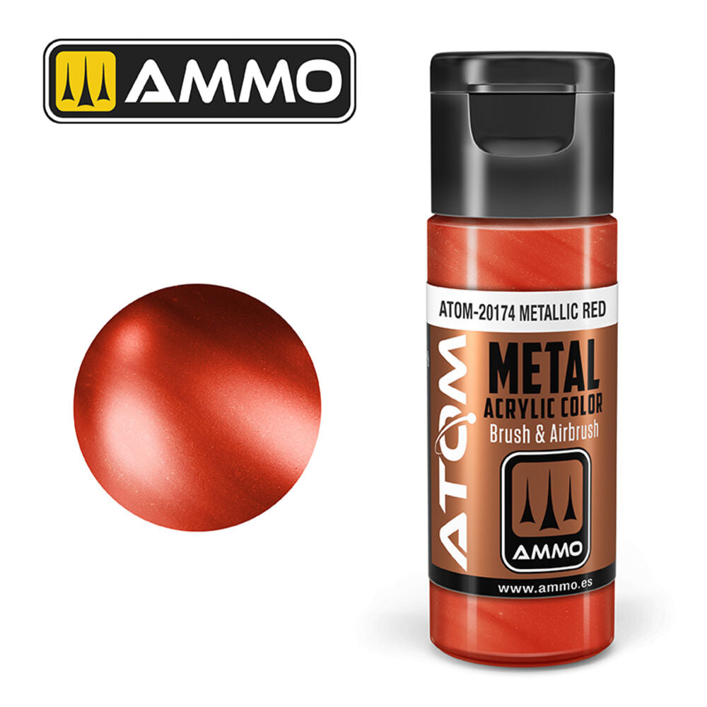 ATOM METALLIC Red