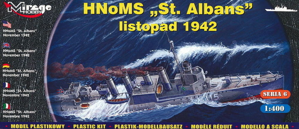 HMS 'St Albans' Allied destroyer