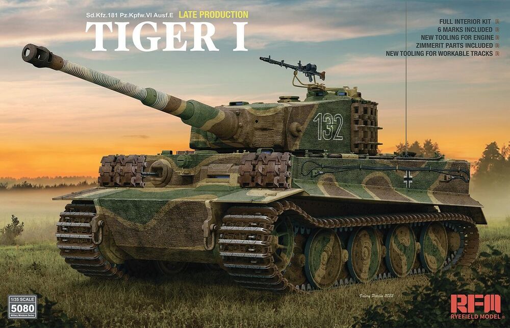 Tiger I Late Production w/Full interior & Zimmerit