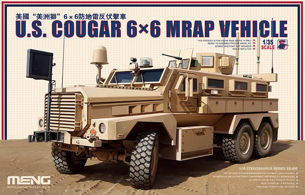 U.S. Cougar 6x6 MRAP Vehicle