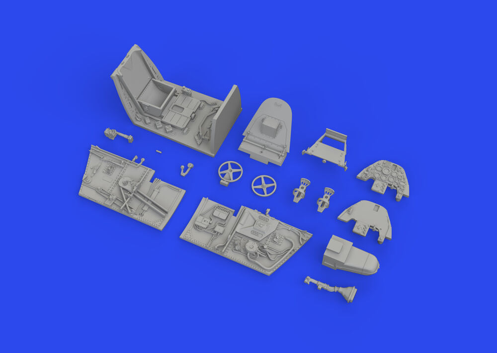 Bf 109G-10 WNF cockpit PRINT 1/48 EDUARD