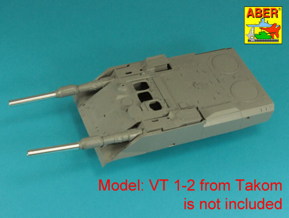 Barrels 120mm for German tank VT 1-2 (Takom)