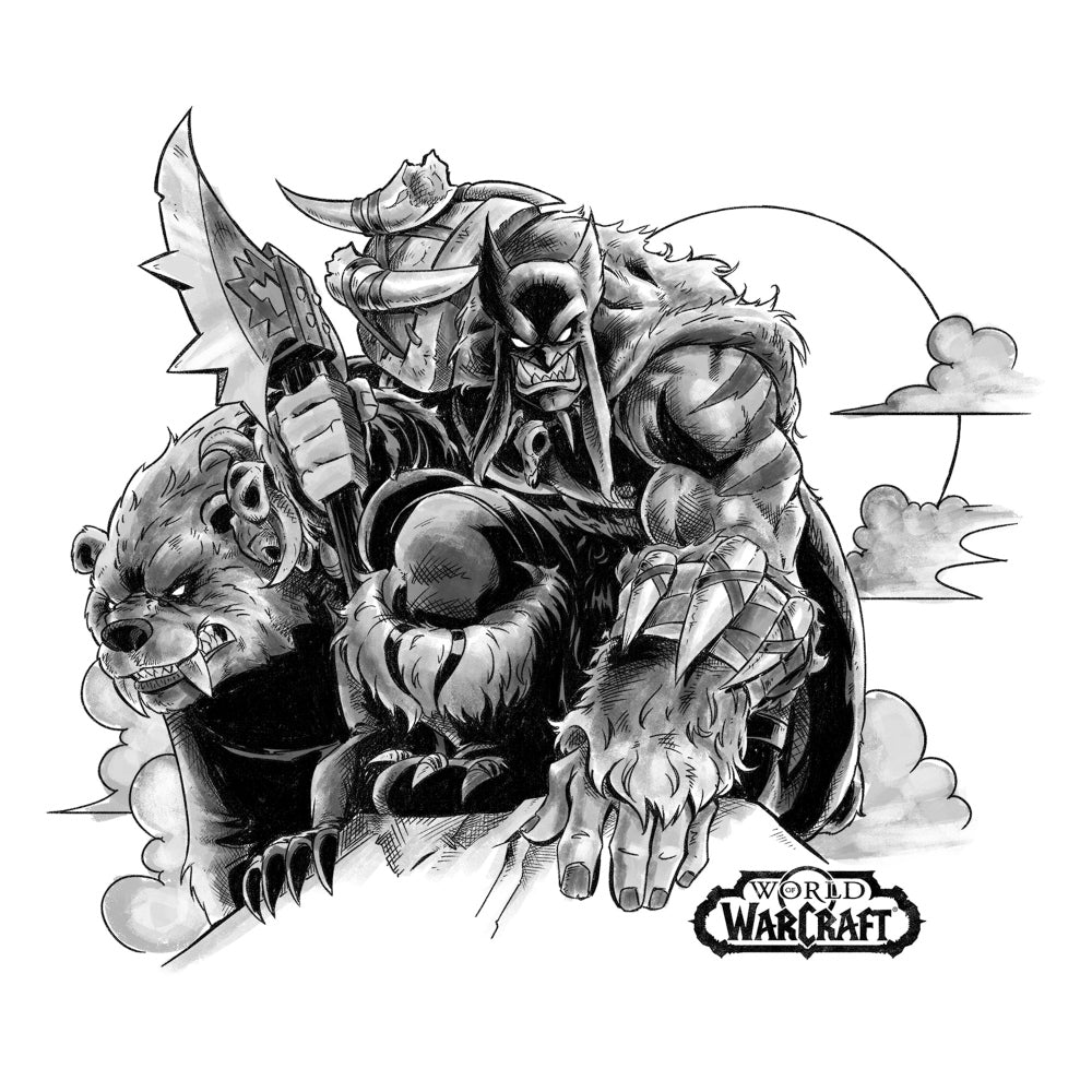 Jinx World of Warcraft - The Beastmaster Premium T-shirt White, L