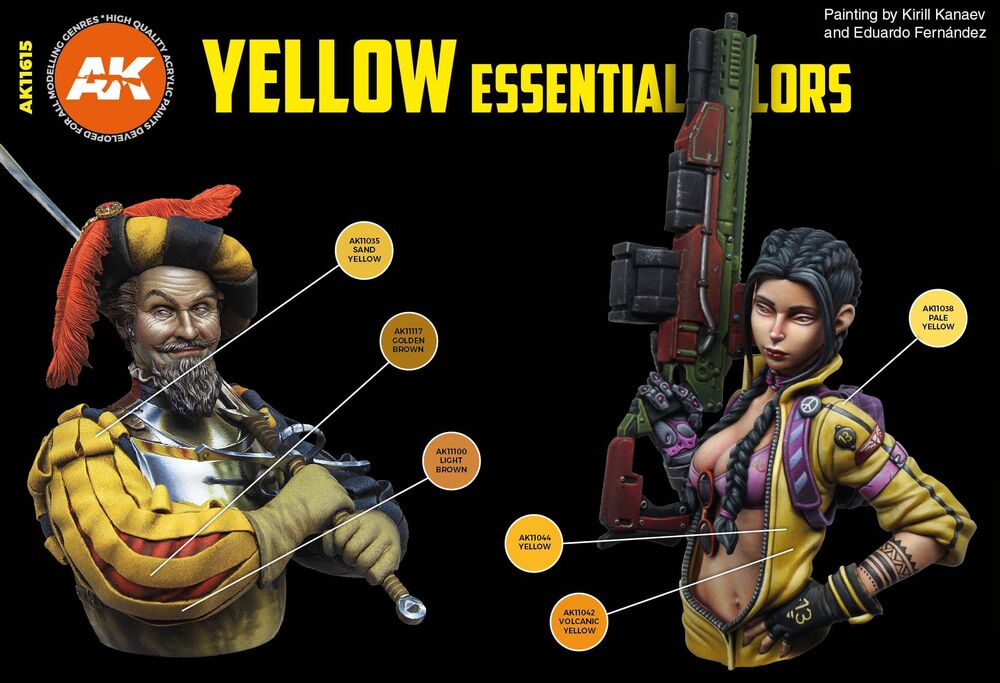 YELLOW ESSENTIAL COLORS 3GEN SET