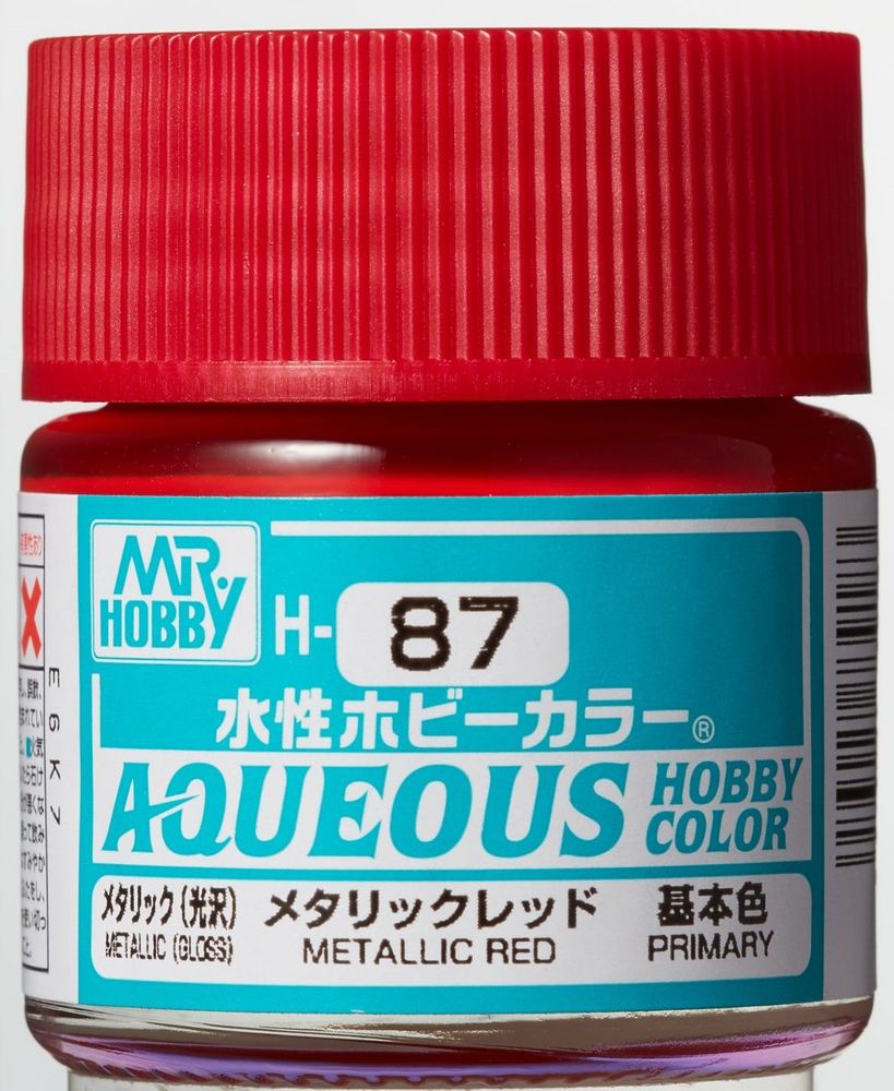 Mr Hobby -Gunze Aqueous Hobby Colors (10 ml) Metallic Red