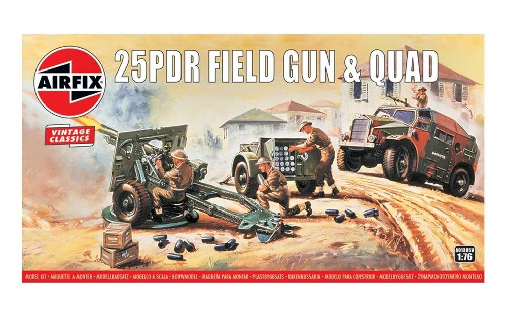 25pdr Field Gun & Quad, Vintage Classics