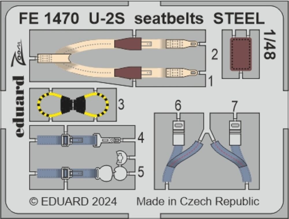 U-2S seatbelts STEEL